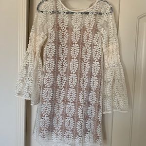 Michael Kors Bell Sleeve Lace Dress